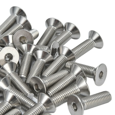 

30pcs M10 Allen Socket Screws 10mm A2 Stainless Steel Countersunk Hex Bolts for Industry FastenersM10x35