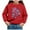 Red_1, variant on Godom Toddler Girls' Sweatshirt Girl No Cap Crew-Neck Sweatshirt Long Sleeve Pullover Shirt