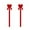 A, variant on 6pcs Red Velvet Christmas Bows with Long Ribbon Tails – Hanging Photo Display Holiday Bows for Tree, Window, Wall, Gift Box, Wedding, Home Decoration