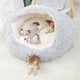 thumbnail image 4 of RKSTN Cat Bed Pet Nest Super Soft Shell Nest-Gentleman Grey, 4 of 7