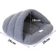 thumbnail image 2 of Cama suave para conejillo de indias, bolsa para acurrucarse de lana, saco para abrazar, saco de dormir, saco de dormir para cachorros y conejos, cama gruesa de lana para mascotas, cama nido, 2 of 5