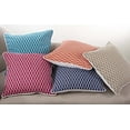 thumbnail image 2 of Printed Ikat Design Down Filled Decorative Throw Pillow (Tangerine), 2 of 2