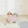 thumbnail image 4 of Penelope   s Petite Polka Dots Baby Doll & Toy Wagon, Pink/Gray, 4 of 13