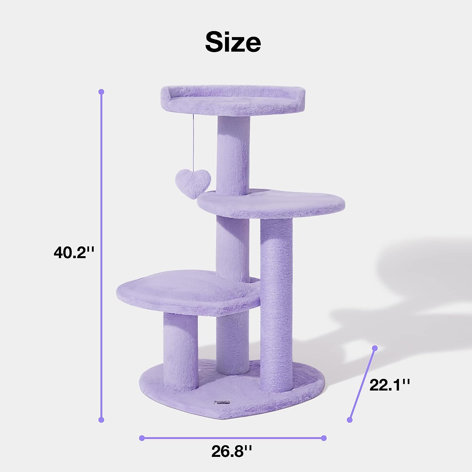 Purple hot sale cat tree