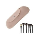 thumbnail image 5 of Cosmetic Bag Silicone Makeup Brush Storage Bag Portable Travel Makeup Brush Organizer for Eyebrow Pencil and Shadow Brush, 5 of 7