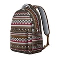 thumbnail image 2 of Nordic Style Adjustable Strap School Backpack for Student, Waterproof and Scratch-Resistant, Featuring Earthy Aesthetic Floral Design, Perfect for School, Camping, and Gym Sessions, 2 of 5