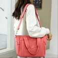 thumbnail image 4 of Bolsos de nylon para mujer Bolsa de viaje de nylon impermeable Bolsos ligeros Bolsa de transporte para hombre y mujer Bolso de nylon para el hombro, 4 of 6