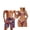250th Anniversary Flag, variant on Couple Swimsuits Matching Set 250th Anniversary Flag Women Sexy Bikini Set Brazilian Cheeky Bathing Suit and Men's Swim Trunks Quick Dry Board Shorts Swimsuit Swimwear Bathing Suit