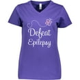 thumbnail image 3 of Inktastic Epilepsy Awareness Support Month Women's V-Neck T-Shirt, 3 of 5