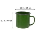 thumbnail image 4 of ColoMX 4 piezas tazas duraderas con asas pequeñas tazas de esmalte vintage (color surtido), 4 of 8