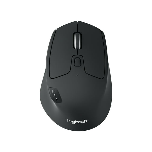 Logitech M720 Triathlon Multi-Device Wireless Mouse, Bluetooth, USB Unifying Receiver, 1000 DPI, 6 Programmable Buttons, 2-Year Battery, Compatible with Laptop, PC, Mac, iPadOS