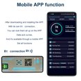 thumbnail image 2 of TFixol 2.4-Inch Bluetooth Multifunction Meter with Color Display for Voltage, Current, Power, and Temperature Monitoring (KL300A/KL500A), 2 of 7