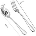 thumbnail image 4 of 18th Birthday Gifts for Girls Boys 18th Birthday Keepsake for Happy 18th Birthday Decorations Fork Spoon Set 18 Year Old Girl Birthday Gifts for Niece Daughter Happy 18th Birthday Party Forks Spoons, 4 of 7