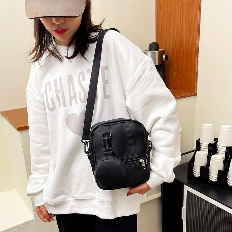 Japan Harajuku Simple Small Bag-White Simple Shoulder Bag Casual