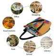 thumbnail image 6 of Sikiie Colorful Building Blocks A Shoulder Bag Casual Hobo Crossbody Tote Bag for Women and Men Large Purse Messenger Bag Travel Work, 6 of 6