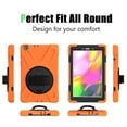 thumbnail image 5 of KIQ Galaxy Tab A 8.0 Case, T290 model with Screen Protector Tempered Glass Protector for Samsung Galaxy Tab A 8.0 2019 SM-T290 [Orange], 5 of 10
