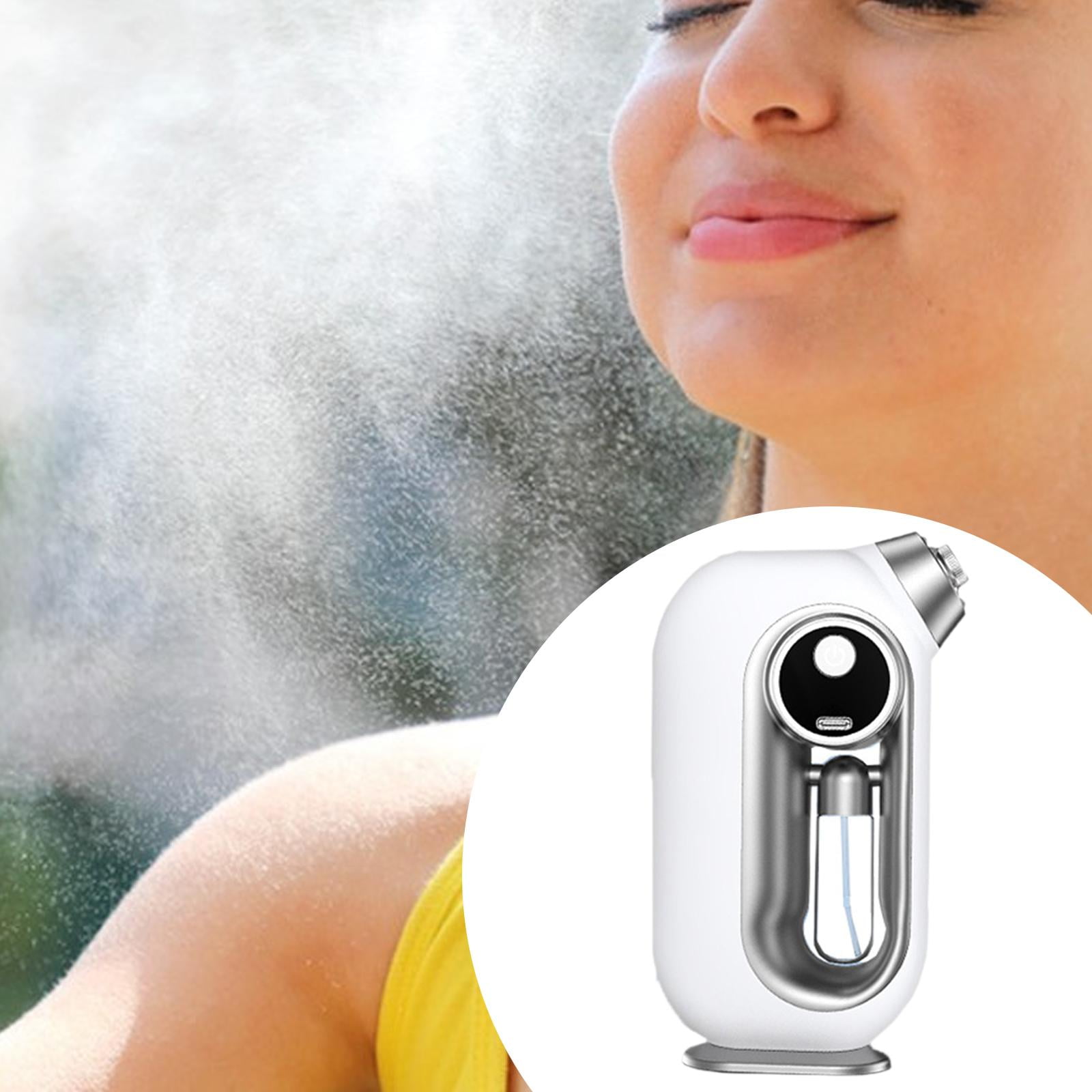 Nano Facial Mist Mini Face Steamer Handy Sprayer Deep Hydration Plastic Material Ideal for Daily Makeup and Travel Use