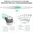 thumbnail image 7 of Measuring Cups and Spoons Set- 304 Stainless ,Double Measurement Markings,Set of 16 with Leveler for Measure Dry and Liquid Ingredients (Mint), 7 of 7