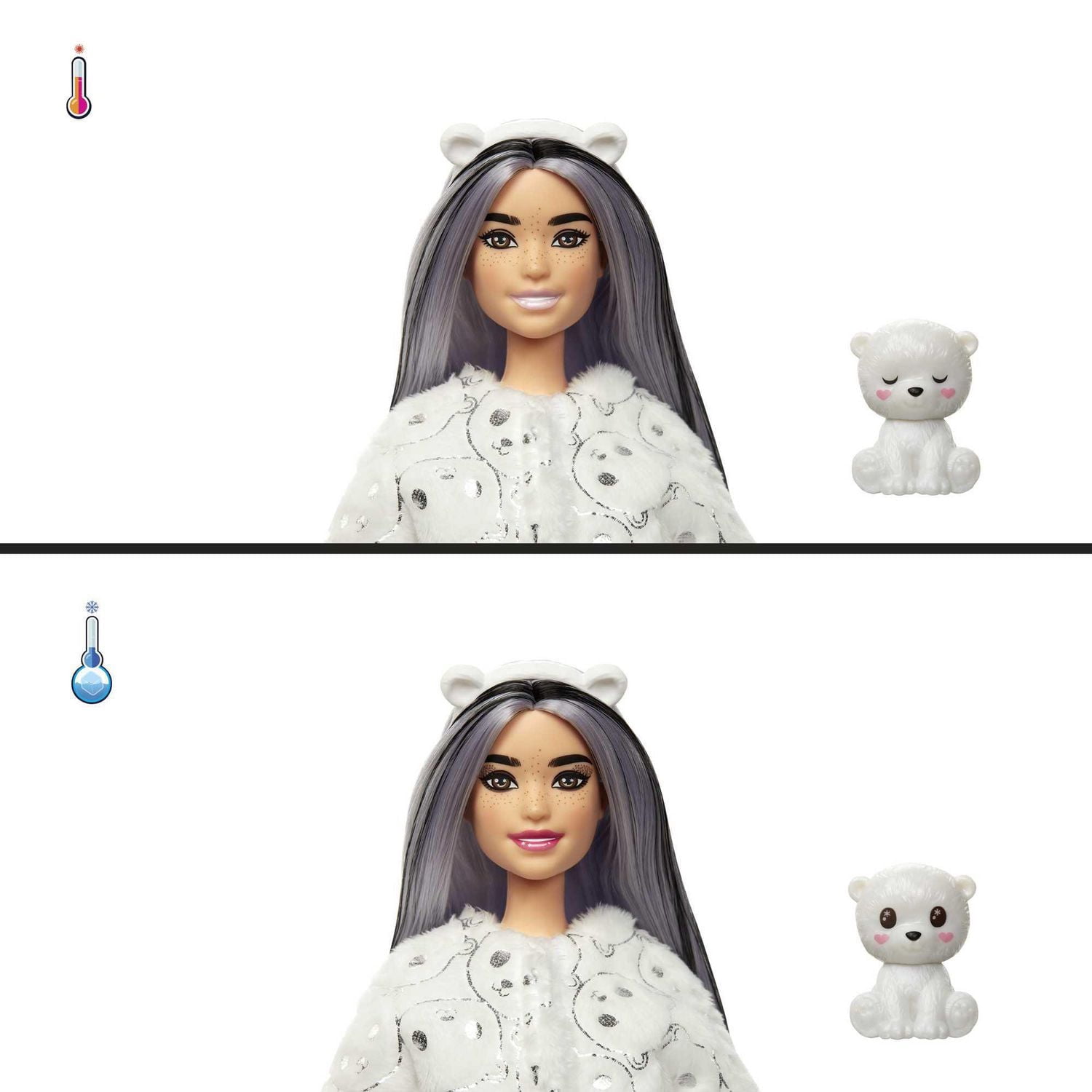 Barbie Dolls | Cutie Reveal Doll | Snowflake Sparkle Polar Bear