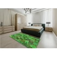 thumbnail image 4 of Ahgly Company Indoor Rectangle Patterned Seaweed Green Area Rugs, 7' x 10', 4 of 6