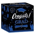 thumbnail image 1 of Graduation Card Box Holder Congrats Grad Foldable Cardboard Box for Graduation Decoration and Grad Parties Decor Graduation Party Decorations Celebration Supplies Party Decor Decorative Party Items, 1 of 9
