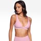 thumbnail image 3 of Sostén INGIA Deep V sin Varilla para Yoga con Relleno Rosa Leche Talla S, 3 of 5