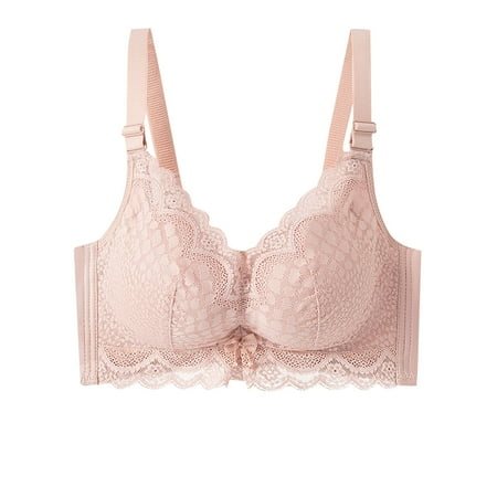 GENGING Tween Bras Womens Solid Ladies Tops Lace Lingerie Bras Hidden Clearance Deals Plus Size Underwear Bralette Bras Comfortable Bra