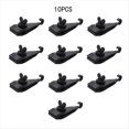 thumbnail image 4 of 10 Uds. Abrazadera para Toldo Clips para Lona Agarre de Bloqueo Resistente Clips de SujecióN para Tienda Toldo de Piscina Cuerda EláStica para Apretar Coche Negro, 4 of 10