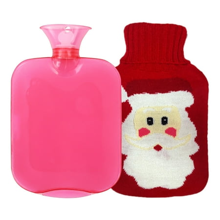 

Hot Water Bottle with Cover 750ML Bed Bottle with Soft Fleece Cover Bed Bottle Provides Warmth Gift