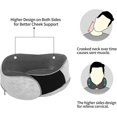 thumbnail image 4 of Travel Pillow, Memory Foam Neck Pillow for Travel, Airplane Travel Pillow with (Light Grey), 4 of 4