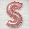 thumbnail image 6 of Efavormart Blush 16" tall Alphabet Letters / Number Foil Balloons Party Wedding Decorations Graduation New Year Party- S, 6 of 7