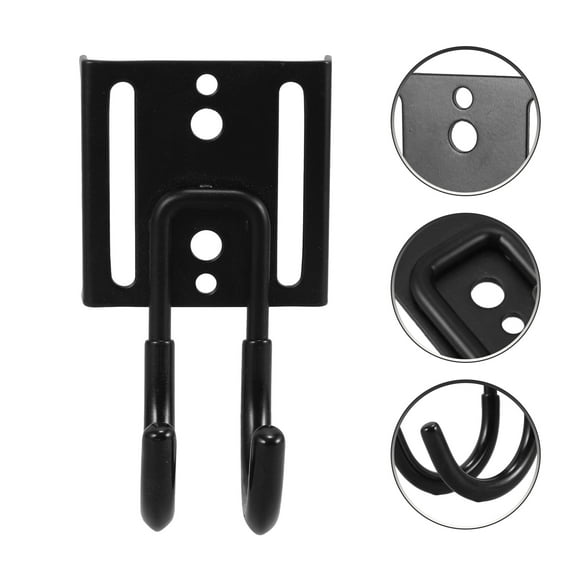 FRCOLOR Ladder Hooks for Garage Garage Shelving 11.00X6.50X6.50CM Black
