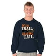 thumbnail image 5 of Fishing On Trail Chasing Tail Fisher Men's Crewneck Sweatshirt Brisco Brands X, 5 of 6