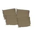 thumbnail image 3 of Lintex Linens Homespun Check Chocolate 100% Cotton Placemat (Set of 4), 3 of 5