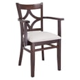 thumbnail image 1 of Beechwood Mountain Fauteuil à Rideaux en Noyer et Crème, 1 of 1