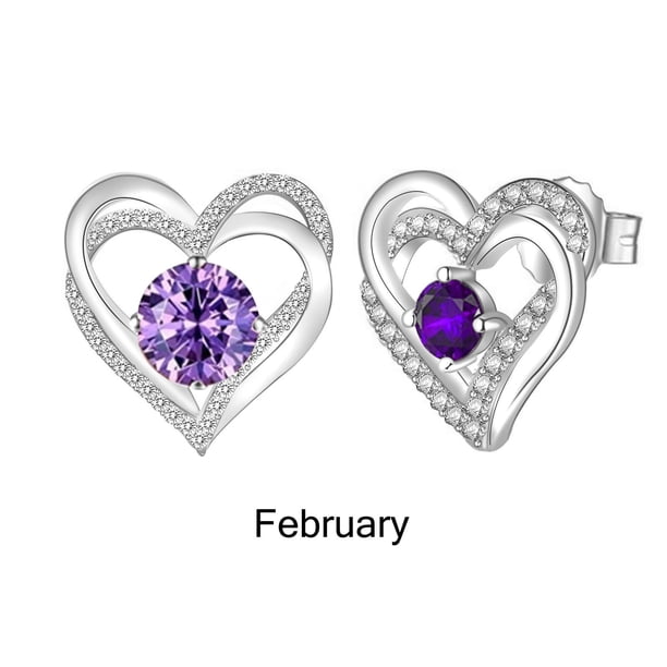 Pendientes de piedra natal para mujer, regalo de cumpleaños para mamá, mujer, niña, señora, joyería Wmkox8yi sjalhkljlk4155
