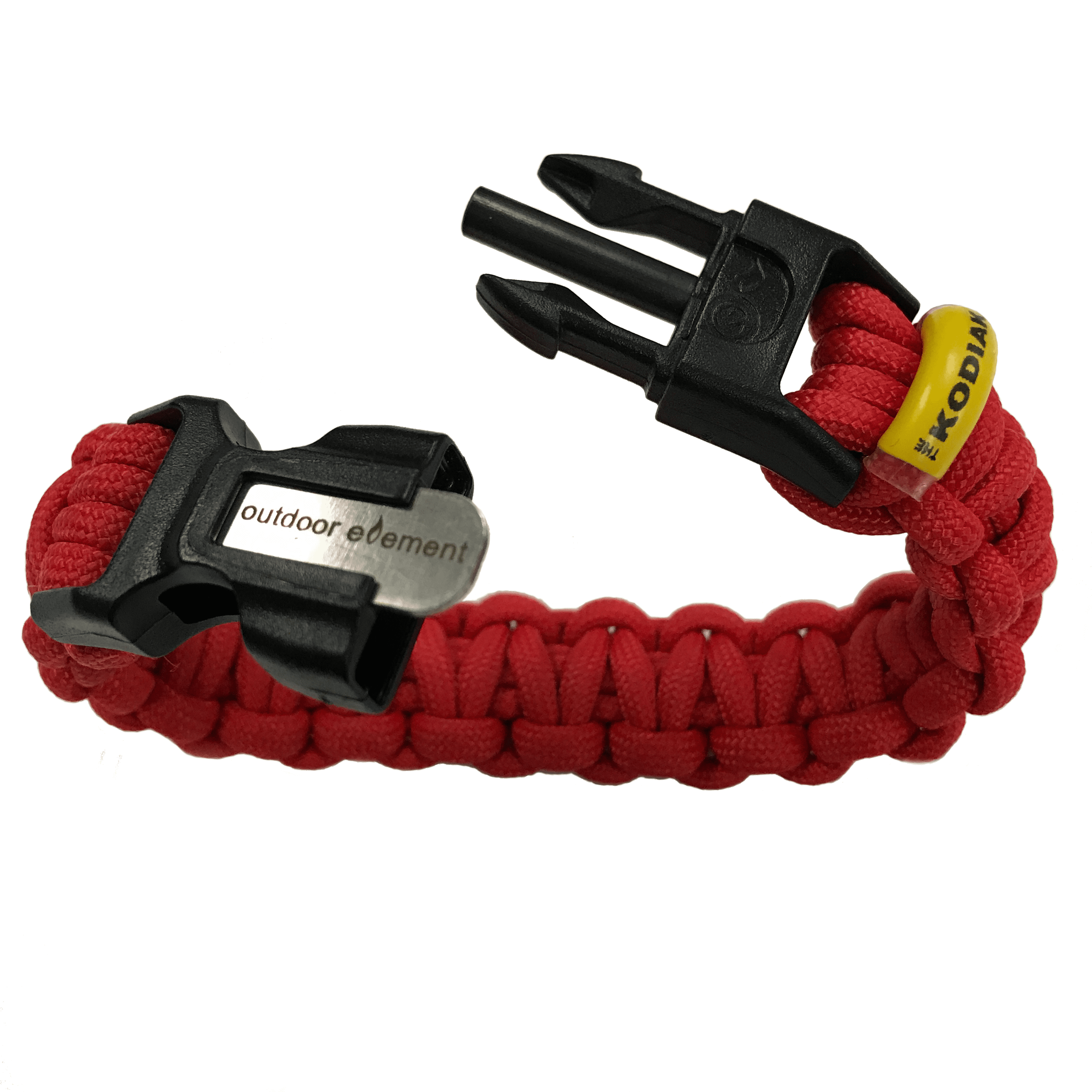 Kodiak Survival Bracelet - Fire-Starter, Survival Paracord, Tinder, Fishing  Line and Hook