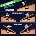 thumbnail image 4 of Professional Large Wooden Slant Board for Calf Stretching, Adjustable Incline Calf Stretcher for Injury Prevention, Ankle Stretch Board with 15°, 20°, 25°, 30° & 35°Stretch Movement, 4 of 8