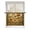 Orange, variant on Sheer Curtains 54 Inch Length, Vintage Bees Semi Sheer Curtains Light Filtering Window Treatment, Country Retro Animal Flowers Yellow Brown Privacy Voile Drapes for Living Room Bedroom 52x54 Inch
