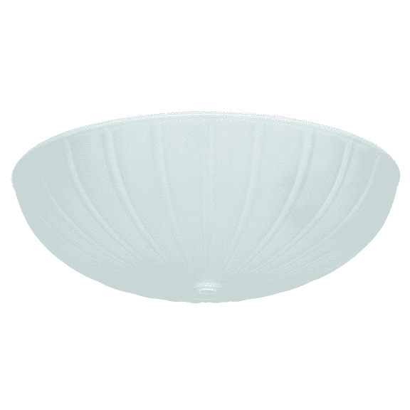 LUMINANCE 12IN DIA MSHRM DOME FROSTED 61-7104-FRS