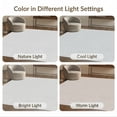 thumbnail image 7 of ODIKA Under Minimalist Plush Crosshatch Subtle Lines Grey Padded Foam Pet Friendly & Kids Safe for Bedroom, Bedside, Nursery, 7 of 7