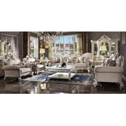 Acme Furniture Picardy Sofa, Antique Pearl Fabric