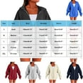 thumbnail image 3 of XUNKUSGA Hoodies For Women Zip Up Lightweight Solid Color Long Sleeve Jackets For Women Fashion Basic Casual Sweatshirt For Women with Slant Pockets S-2XL, 3 of 4