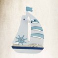 thumbnail image 5 of NUOLUX Mediterranean Sailing Boat Ornaments Solid Wood Sailboat Artistic Figurine Craft TV Cabinet Desktop Home Decorations for Table Ornament Photo Props Beach Ocean Theme Party and Room Decor, 5 of 6