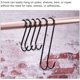 thumbnail image 4 of S Hanging Hooks, 12inch/300mm Extra Long Steel Hanger, Indoor Outdoor Uses for Garden, Bathroom, Closet, Workshop, Kitchen, Black, 2Pcs, 4 of 5