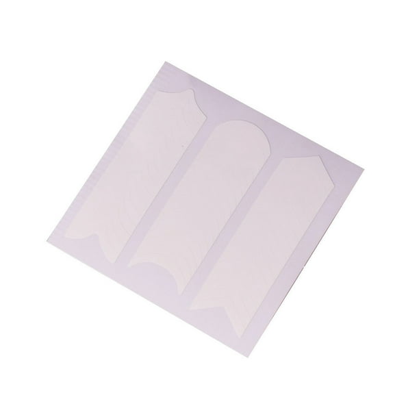 10 piezas nuevas de cinta adhesiva para manicura francesa, guía de pegatinas para uñas