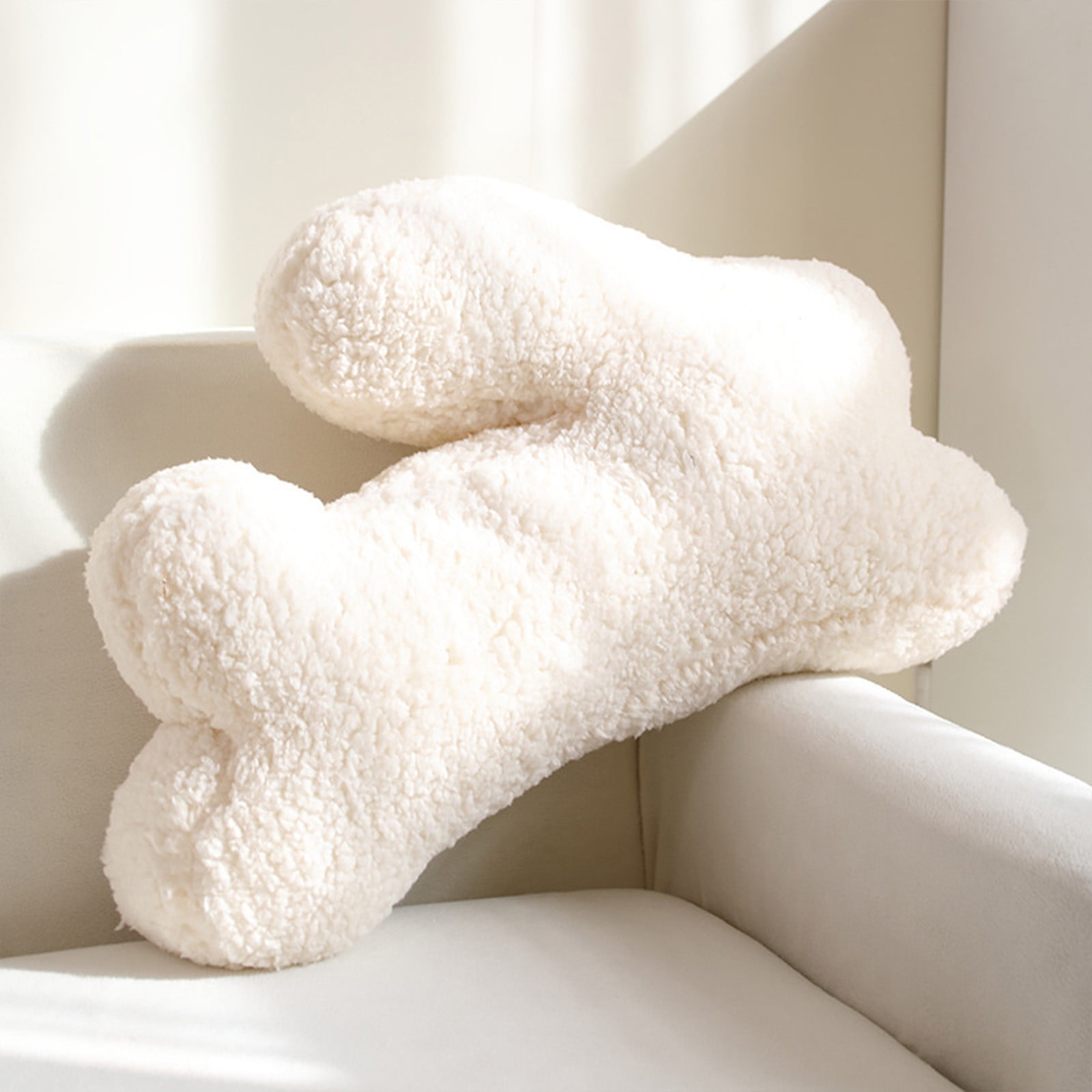 RWVBM Pillows Case Sale Deals Rabbit Plush Pillow Super Soft Bunny Stuffed Adorable Plush Rabbit Cuddle Cushion Pillow For Kids Home Comforts Essentials White Walmart