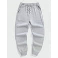 thumbnail image 2 of Men's Commuter Solid Color Casual Drawstring Waist Sweatpants, Up to Size XXL, 2 of 7