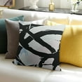 thumbnail image 3 of Double Sided Design Black and White Throw Pillow Covers - Modern Throw Pillow Cases for Home Decor,Boho Design Cushion Cover,Bedroom Bed Outdoor Couch Sofa, 3 of 5