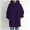Purple, variant on Hauaitttt Women's Solid Color Zippered Hooded Longline Lined Streetwear Pullover Jacket Extra Long Hoodies Women Long Sleeve Drawstring Top L Hoodie Zipper Hoodies for Women Women's Hoodies Pullover